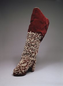 Damenstiefel, zweite Hälfte des 17. Jahrhunderts von Russian Master