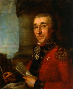 Porträt von General Graf Alexey Arakcheyev, spätes 18. Jahrhundert