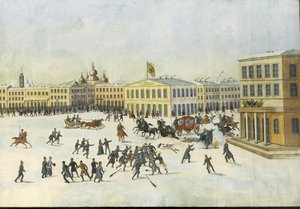 Die Ermordung von Alexander II. am 13. März 1881, 1881-1882 von Russian Master