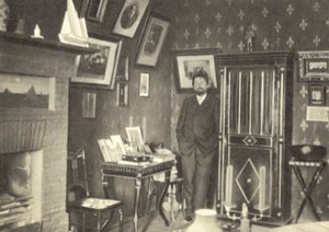 Anton Tschechow in seinem Arbeitszimmer in Jalta, Krim von Russian Photographer