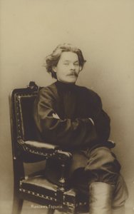 Maxim Gorki (1868-1936), russischer Schriftsteller und politischer Aktivist