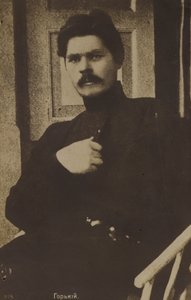 Maxim Gorki, russischer und sowjetischer Schriftsteller und politischer Aktivist von Russian Photographer