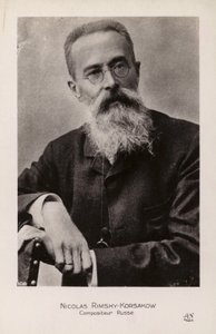 Nikolai Rimski-Korsakow, russischer Komponist von Russian Photographer