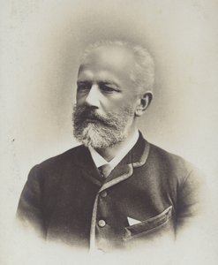 Porträt von Pjotr Iljitsch Tschaikowski von Russian Photographer
