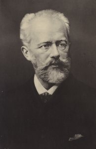 Porträt von Pjotr Iljitsch Tschaikowski von Russian Photographer
