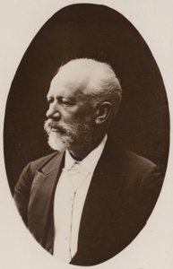 Porträt von Pjotr Iljitsch Tschaikowski von Russian Photographer