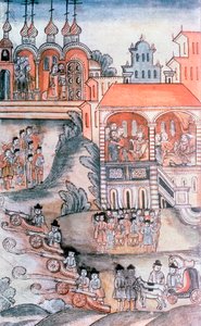 Feier zur Geburt von Peter I. (1672-1725) von Russland