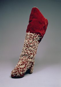 Damenstiefel, 1650-1700 von Russian School