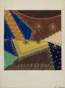 Verrückte Steppdecke von Ruth M Barnes