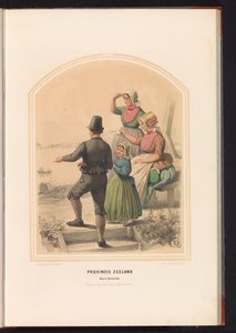 Tracht von Nord-Beveland in Zeeland, 1857 von Ruurt de Vries