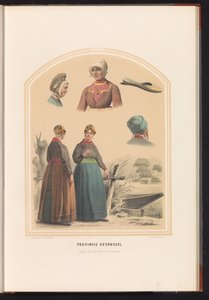 Tracht von Overijssel, 1857 von Ruurt de Vries
