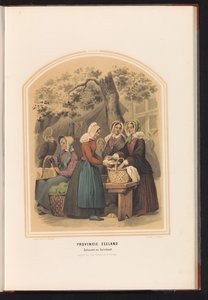 Tracht von Schouwen und Duiveland in Zeeland, 1857 von Ruurt de Vries