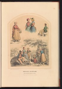 Tracht der Provinz Gelderland, 1857