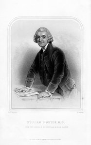 Dr. William Hunter, schottischer Anatom und Geburtshelfer, 1870 von S. Freeman
