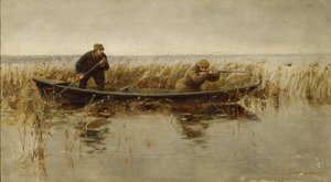 Entenjagd, zweite Hälfte des 19. Jahrhunderts