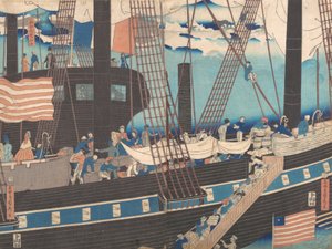 Yokohama-Handel: Westler laden Fracht