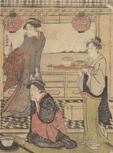 Eine Unterhaltung in Shinagawa, ca. 1788