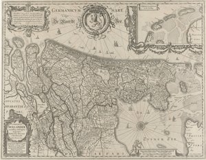 Topographische Karte von Holland