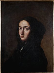 Porträt der Frau des Künstlers Lucrezia von Salvator Rosa