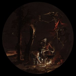 Szenen der Hexerei: Abend, ca. 1645-49 von Salvator Rosa