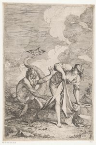 Scylla flieht vor Glaucus von Salvator Rosa