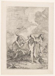 Scylla flieht vor Glaucus von Salvator Rosa
