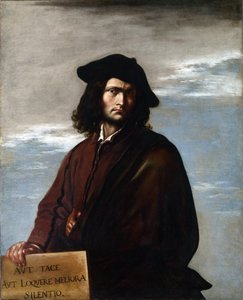 Selbstporträt, ca. 1645 von Salvator Rosa