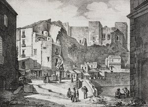 Ansicht der Piazza della Fontana dell
