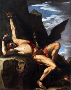 Die Folter des Prometheus, ca. 1647-1648 von Salvatore Rosa