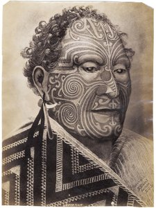 Tamati Waka Nene, ca. 1880 (Albuminabzug)