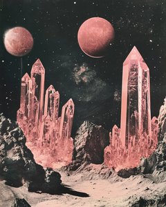 Kosmische Kristalllandschaft