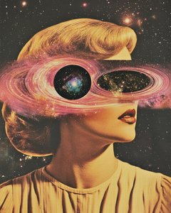 Kosmische Frau Vision