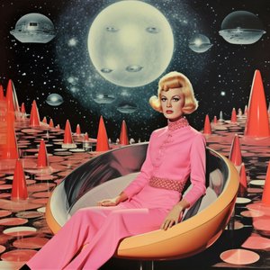 Retro Sci-Fi Frau