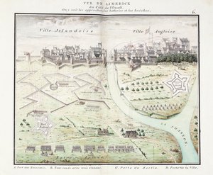 Ansicht von Limerick, ca. 1750