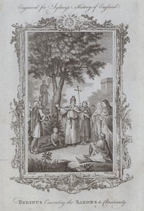 Berinus bekehrt die Sachsen zum Christentum