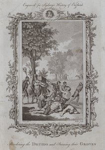 Das Morden der Druiden und das Verbrennen ihrer Haine