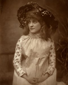 Minnie Palmer, amerikanische Schauspielerin, 1884