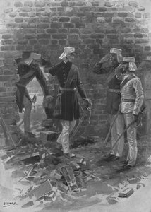 Der indische Aufstand, 1857-58:...nach der Befreiung von Lucknow...1857, 1901 von Samuel Begg