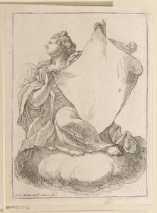 Frau mit einem Tuch in den Händen von Samuel Bottschild