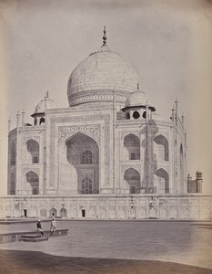 Agra. Der Taj, das Zentrum der Hauptstadt von Samuel Bourne