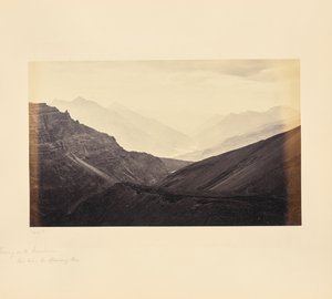 Abend in den Bergen, Blick vom Manirung-Pass