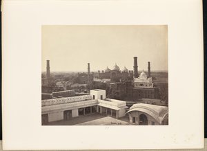 Lahore; Blick vom Palast in der Festung von Samuel Bourne