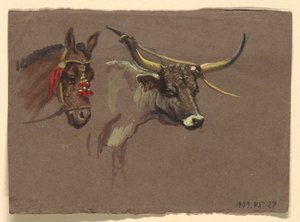 Zeichnung, Studien aus Italien, 1872–73