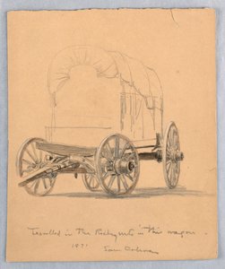 Studie von Planwagen, 1871