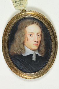 Gentleman im schwarzen Wams von Samuel Cooper