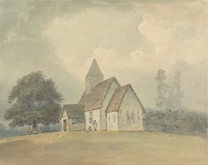 Kirche mit Holzglockenturm - eine von drei Versionen