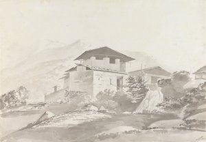 In der Nähe von Tassisudon [Tashicho Dzong] von Samuel Davis