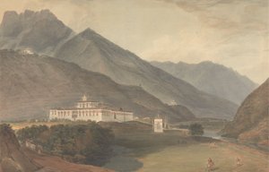 Der Palast des Deib Rajan in Tassisudon von Samuel Davis