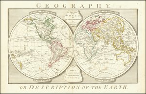 Weltkarte von 1794 von Samuel Dunn von Samuel Dunn