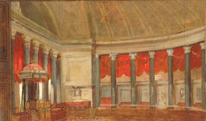 Studie für das Repräsentantenhaus, ca. 1821 von Samuel Finley Breese Morse